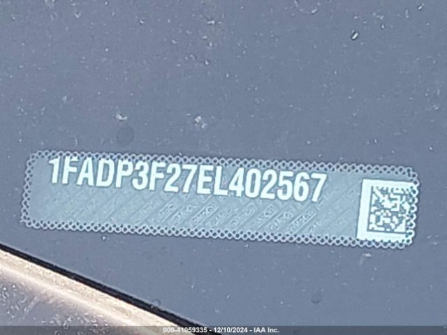 1FADP3F27EL402567 Ford FOCUS SE