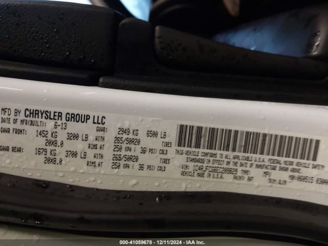 1C4RJFCG6EC209829 Jeep Grand Cherokee Overland