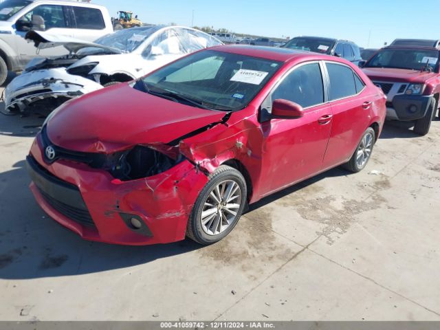 5YFBURHE3EP022749 Toyota Corolla L/le/le Pls/prm/s/s Pls