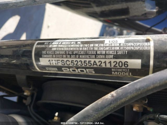 2005 HONDA VTX1300 1HFSC52355A211206 Photo 9