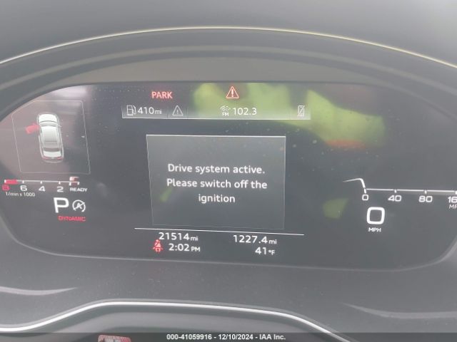WAUEAAF4XPN015361 Audi A4 Premium Plus 45 Tfsi S Line Quattro S Tronic