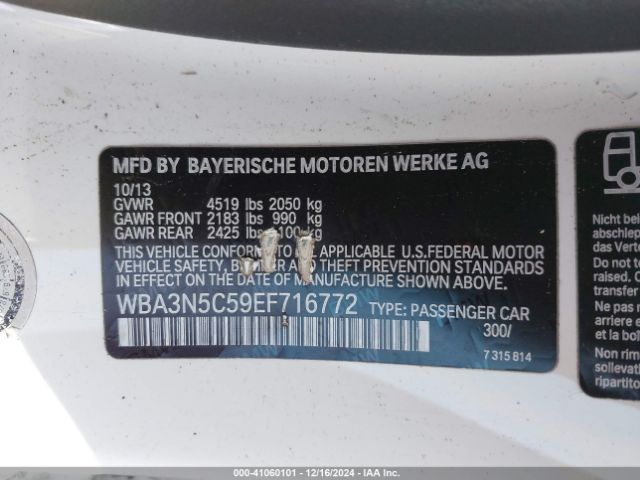 WBA3N5C59EF716772 BMW 428i Xdrive
