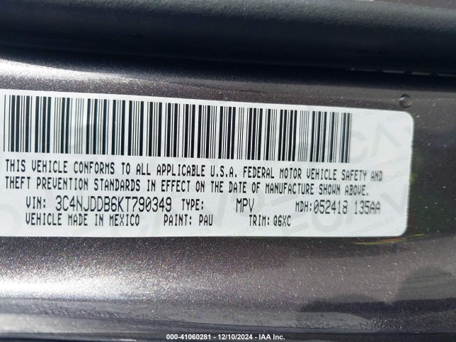 3C4NJDDB6KT790349 Jeep Compass Trailhawk 4x4