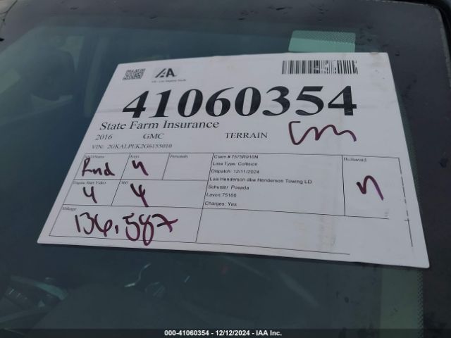 2GKALPEK2G6155010 GMC Terrain Slt