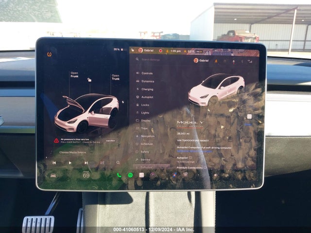 7SAYGDEF0NF390807 Tesla Model Y Performance Dual Motor All-wheel Drive