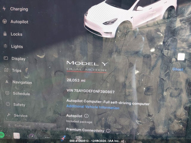 2022 TESLA MODEL Y 7SAYGDEF0NF390807 Photo 6