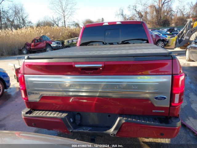 1FTFW1EG8JFA59316 Ford F-150 Platinum