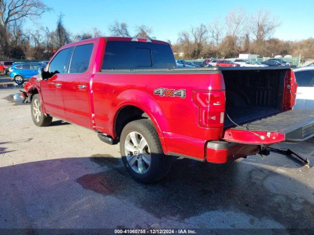 1FTFW1EG8JFA59316 Ford F-150 Platinum