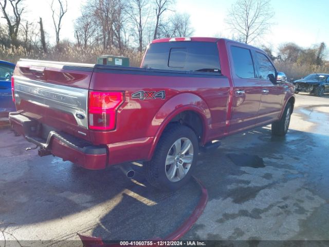 1FTFW1EG8JFA59316 Ford F-150 Platinum