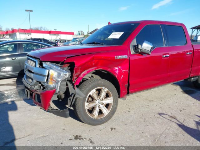 1FTFW1EG8JFA59316 Ford F-150 Platinum