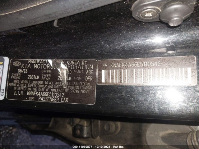 KIA FORTE LX 2014 KNAFK4A66E5110542 Image 9