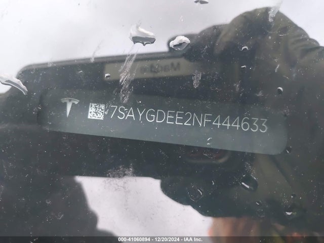 2022 TESLA MODEL Y 7SAYGDEE2NF444633 Photo 8