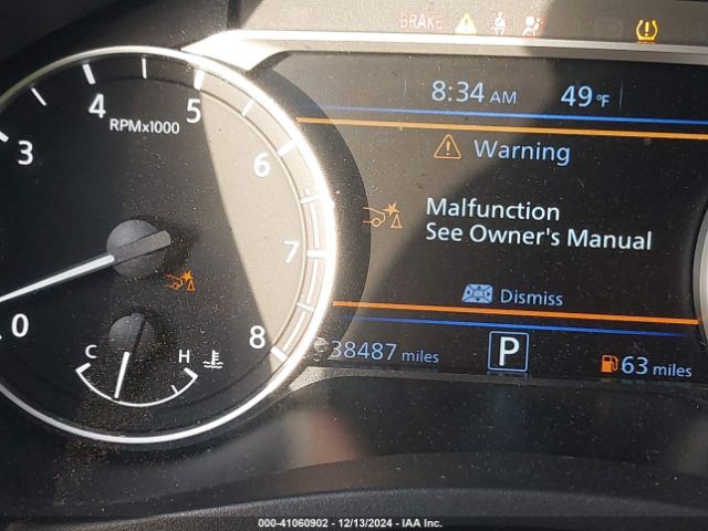 1N4BL4CV7NN391582 Nissan Altima Sr Fwd