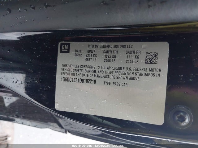 2013 CADILLAC CTS 1G6DC1E31D0102210 Photo 8