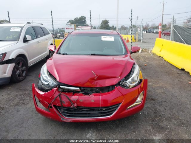 KMHDH4AE8GU482856 Hyundai Elantra Value Edition