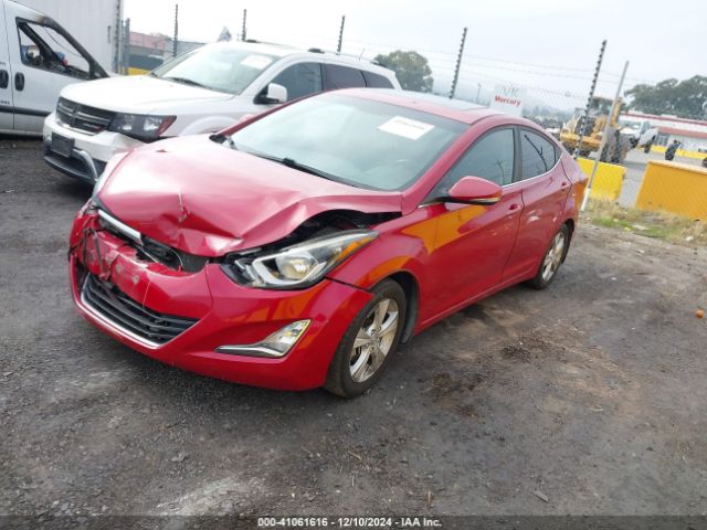KMHDH4AE8GU482856 Hyundai Elantra Value Edition