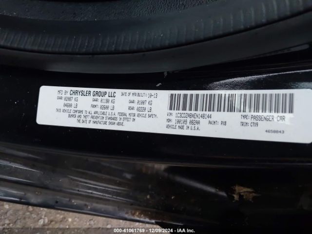 1C3CDZABXEN148144 Dodge AVENGER SE