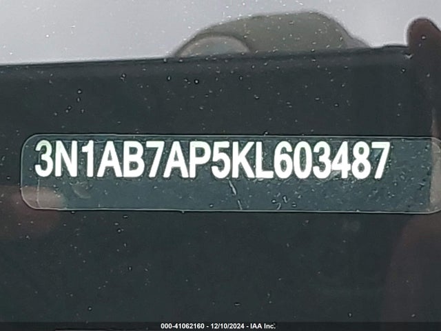 Nissan SENTRA SV 2019 3N1AB7AP5KL603487 Image 9