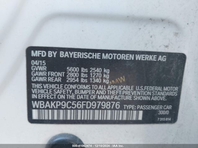 WBAKP9C56FD979876 BMW 550i Xdrive