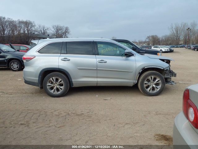 5TDJKRFH0FS224326 Toyota Highlander Xle V6