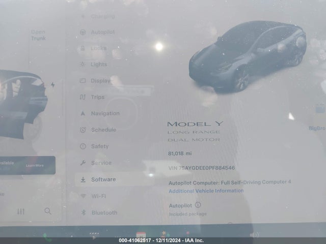 2023 TESLA MODEL Y 7SAYGDEE0PF884546 Photo 6