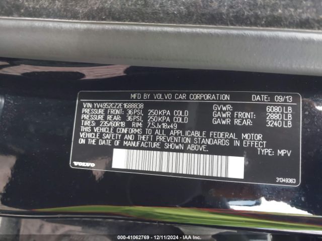 2014 VOLVO XC90 YV4952CZ2E1688838 Photo 8