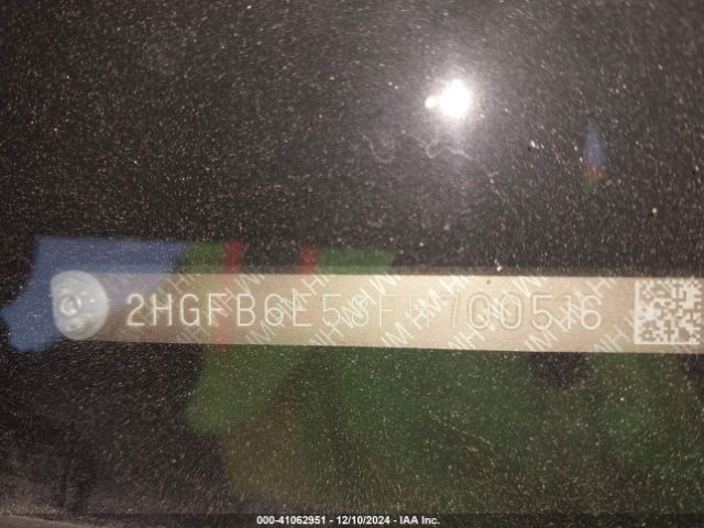 2HGFB6E53FH700516 Honda CIVIC SI