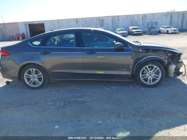 3FA6P0UU3JR122376 Ford Fusion Hybrid S