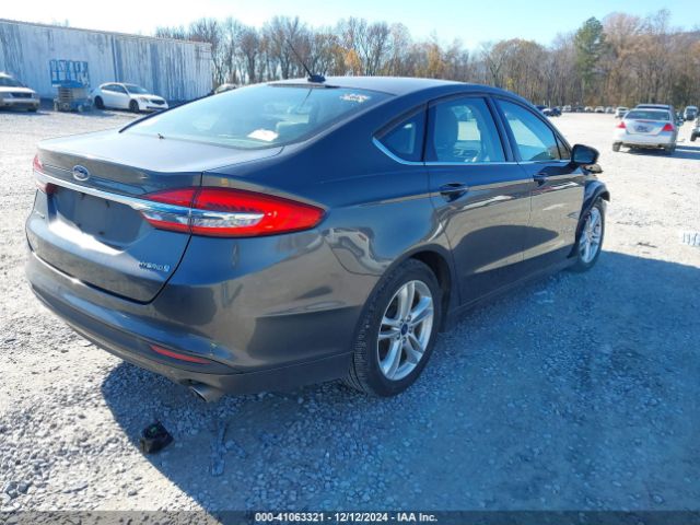 3FA6P0UU3JR122376 Ford Fusion Hybrid S