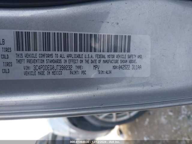 3C4PDDEG0JT390232 Dodge Journey Gt Awd