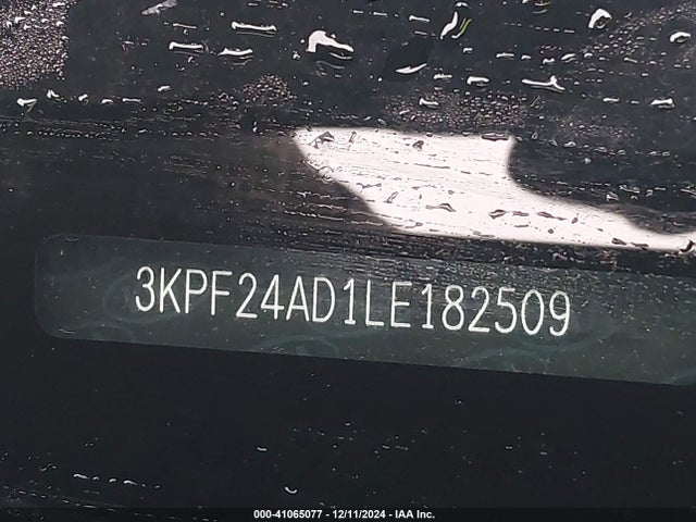 3KPF24AD1LE182509 KIA FORTE FE