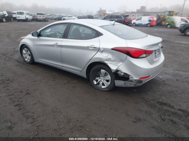 5NPDH4AE9GH674186 Hyundai ELANTRA SE
