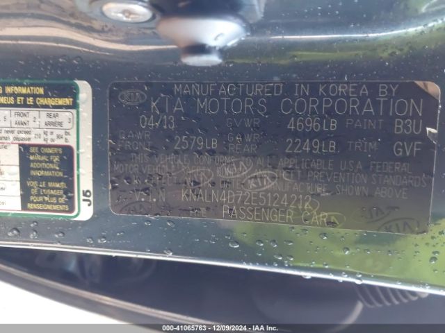 KNALN4D72E5124212 KIA Cadenza Premium