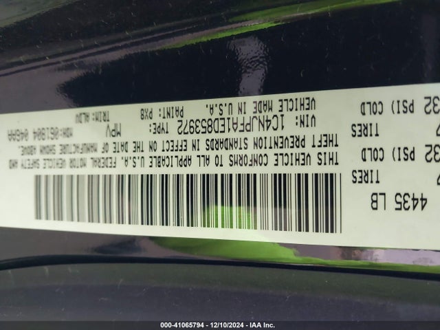 1C4NJPFA1ED853972 Jeep Patriot High Altitude
