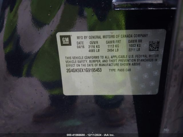 2G4GK5EX1G9195453 Buick Regal Turbo