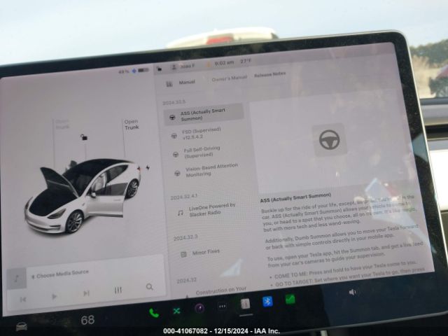 5YJ3E1EB0JF101198 Tesla Model 3 Long Range/performance