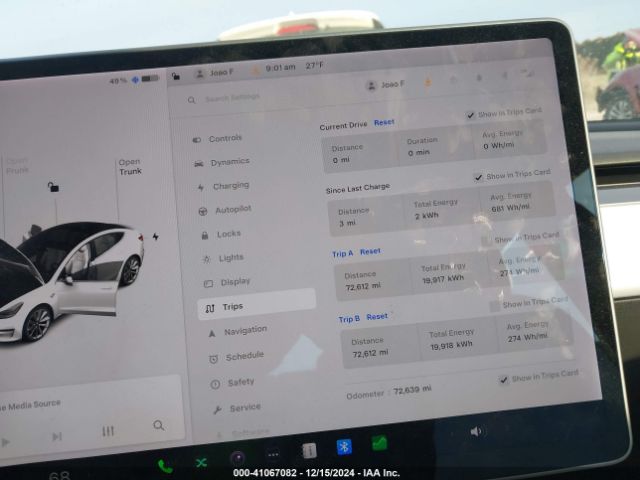 5YJ3E1EB0JF101198 Tesla Model 3 Long Range/performance
