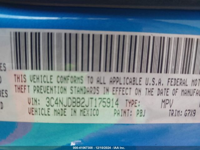 2018 JEEP COMPASS 3C4NJDBB2JT175914 Photo 8