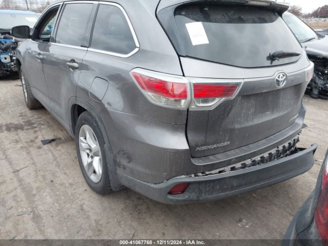 5TDDKRFH0GS236412 Toyota Highlander Limited V6