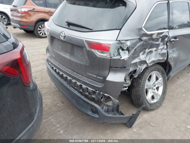 5TDDKRFH0GS236412 Toyota Highlander Limited V6