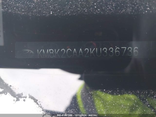 KM8K2CAA2KU336736 Hyundai Kona Sel
