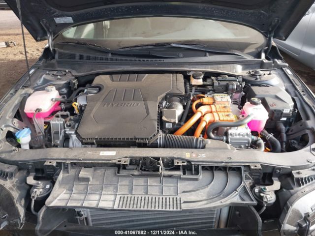 KMHLM4DJXRU103438 Hyundai Elantra Hybrid Blue