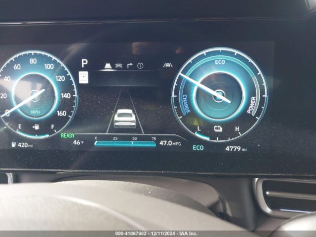 KMHLM4DJXRU103438 Hyundai Elantra Hybrid Blue