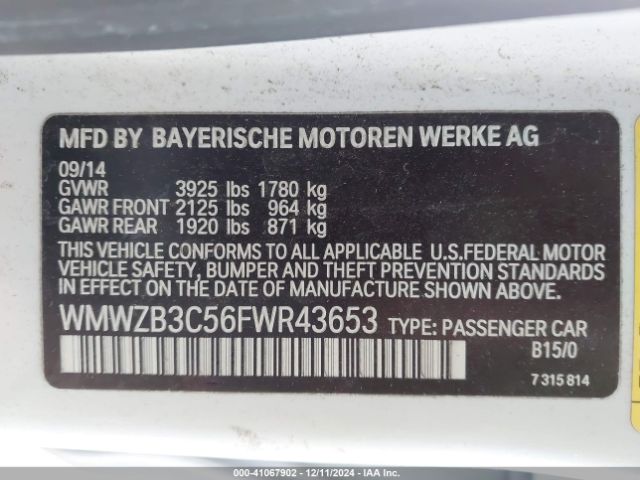 WMWZB3C56FWR43653 Mini Countryman Cooper