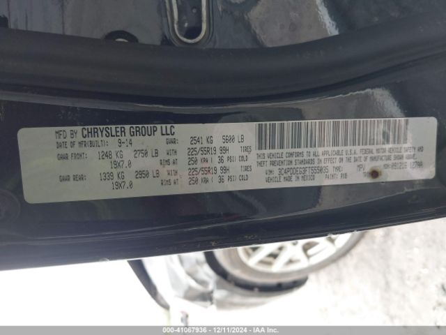 3C4PDDEG3FT555035 Dodge Journey R/t