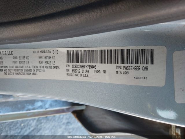 2015 CHRYSLER 200 1C3CCCAB6FN719405 Photo 8