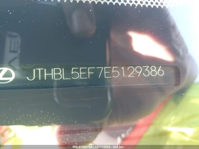 JTHBL5EF7E5129386 Lexus LS 460