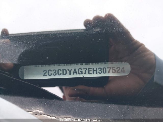 2C3CDYAG7EH307524 Dodge Challenger Sxt