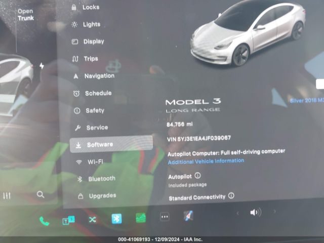 5YJ3E1EA4JF039067 Tesla Model 3 Long Range/mid Range