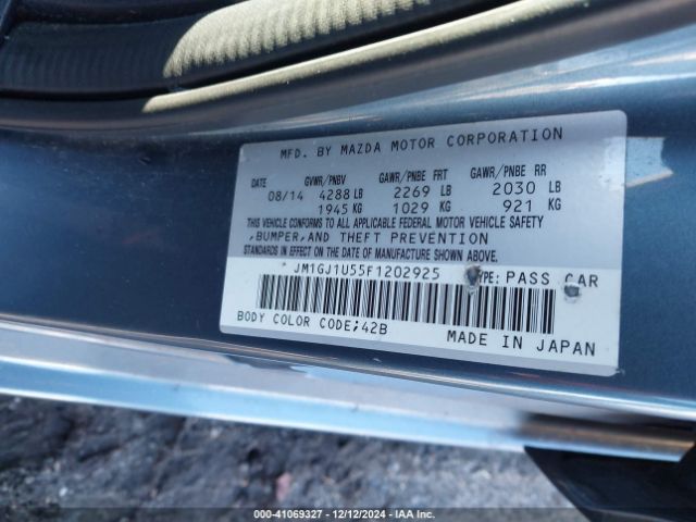 JM1GJ1U55F1202925 Mazda Mazda6 I Sport